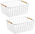 Kitchen Wire Baskets Farmhouse Decor Metal Food Storage Organizer, Household by Aeggplant