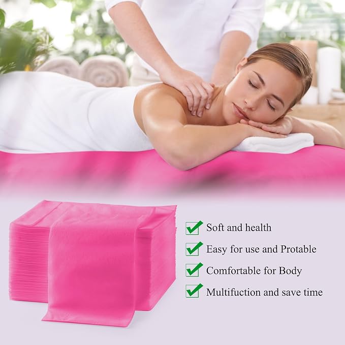50Pcs Disposable Massage Table Sheets 31.5" x 71" Non-Woven Fabric Bed Covers - Image 4