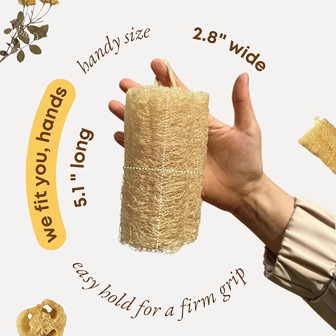 Natural Loofah Dish Sponge - Image 5