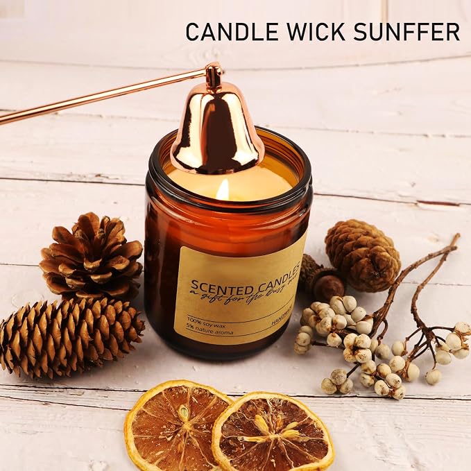4 in 1 Elegant Candle Accessory Set, Rechargeable Lighter, Candle Wick Trimmer - Image 4