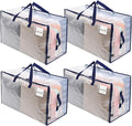 VENO 4 Pack Moving and Storage Bags, Heavy Duty, Alternative to Moving Boxes by Veno