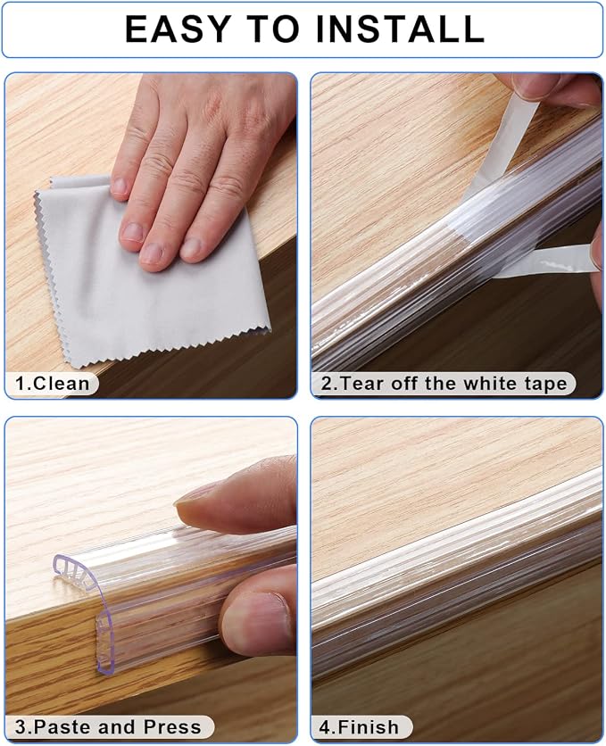 HOMREALM Baby Proofing, Silicone Soft Corner Protectors - Image 4