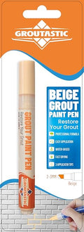 Grout Pen Light Beige – Tile Grout Colorant & Sealer Pen by Groutastic