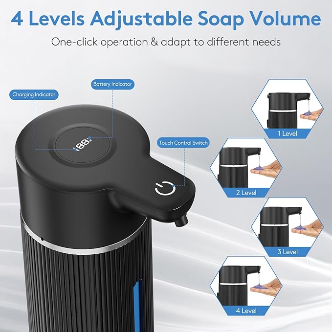 Automatic Soap Dispenser Touchless, 14.2oz/420ml Dish Hand Soap Dispenser - Image 5