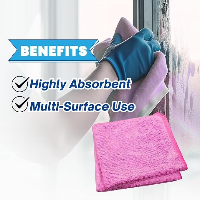 Single Microfiber Cleaning Cloth 40x40 cm - Image 6