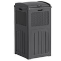 Flamaker 30 Gallon Trash Can, Resin Outdoor Garbage Can by Flamaker