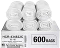 Aluf Plastics High Density Trash Bags, 56 Gallon, 22 Micron, by AlufPlastics