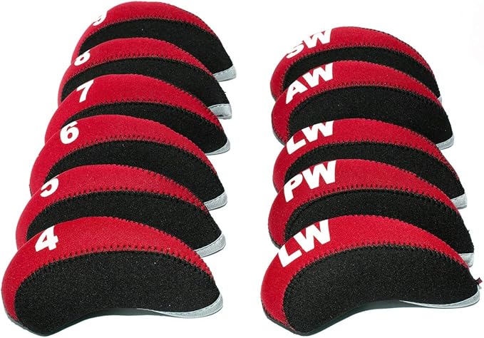 Golf Iron Club Head Covers Headcovers Set, Neoprene Golf Wedges Protective fits - Image 4
