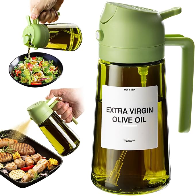 TrendPlain - Original 16oz/470ml Olive Oil Dispenser Bottle by TrendPlain