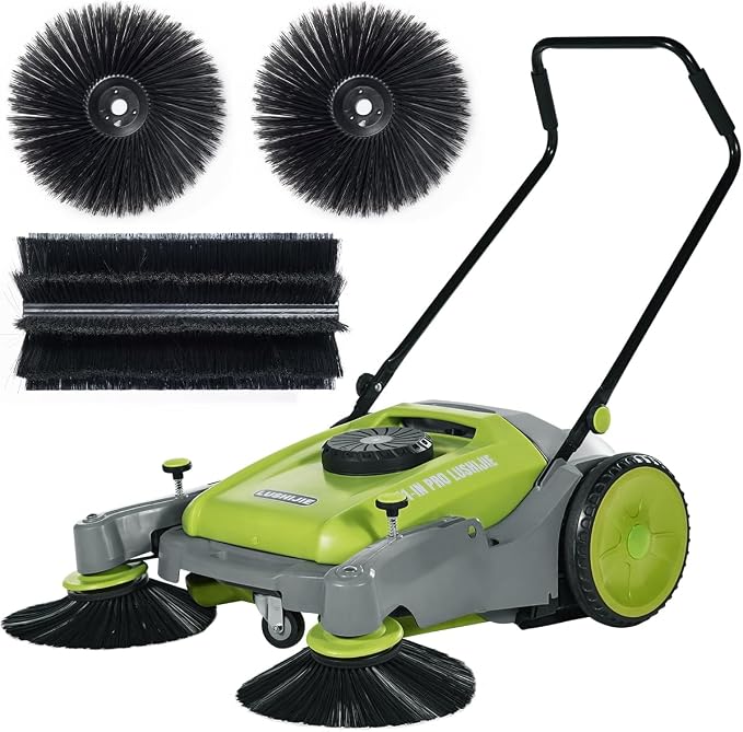 41" Industrial Walk-Behind Hand Push Floor Sweeper | Commercial 55L Large by Unknown