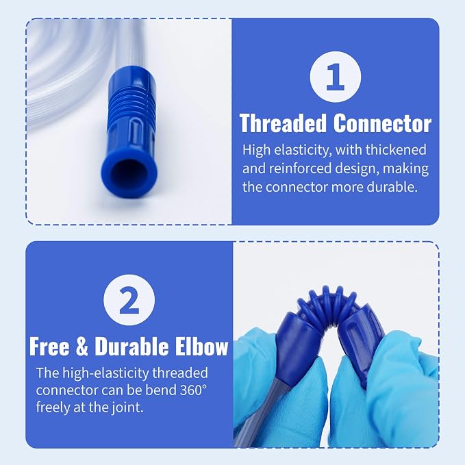 3 PCS 71" Suction Tubing Hoses Extended Suction Connection Tube - Image 5