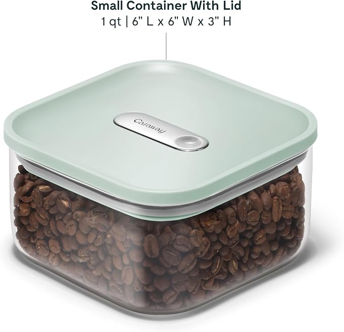 Caraway 1qt Glass Airtight Food Storage Container - Image 3