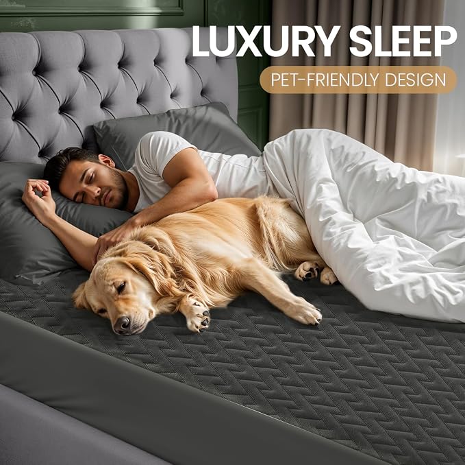 Utopia Bedding Waterproof Mattress Protector King Size, Premium 3D Air Soft - Image 5