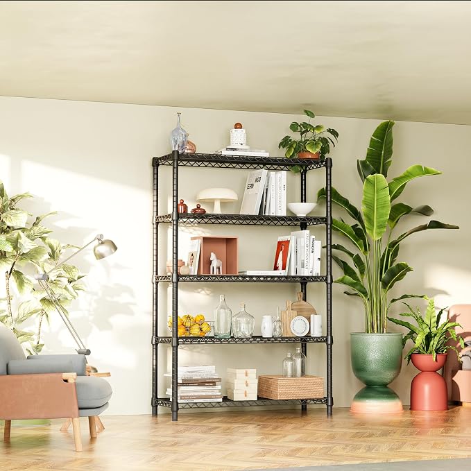 IZEUK 1750 LBS Garage Shelving Wide Storage Shelves Metal Shelves Heavy Duty - Image 7