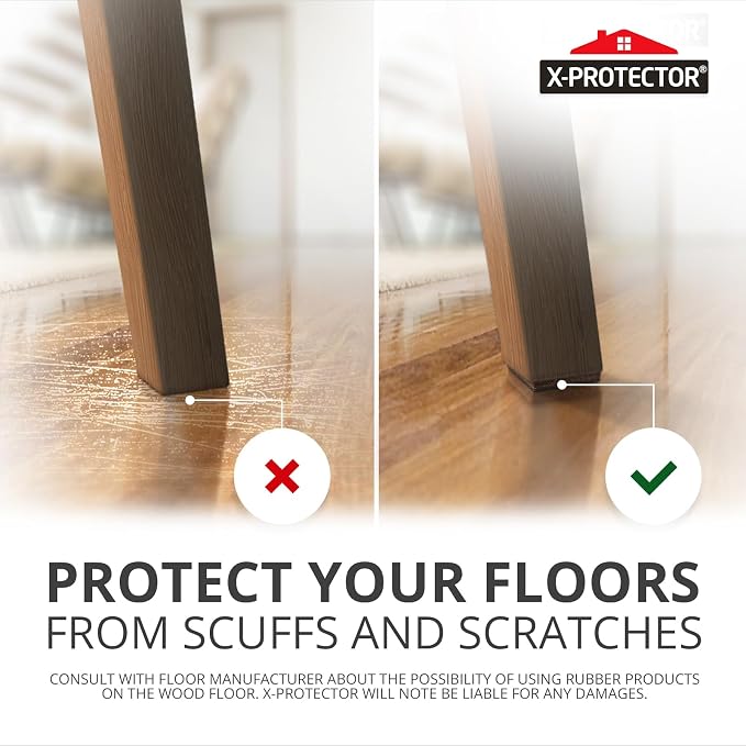 Non Slip Furniture Pads 8 pcs 1 1/2" X-Protector - Image 5
