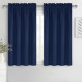 DWCN Short Blackout Curtains for Bedroom 54 Inches Long 2 Panels Set, Solid by DWCN