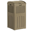 Flamaker 30 Gallon Trash Can, Resin Outdoor Garbage Can by Flamaker