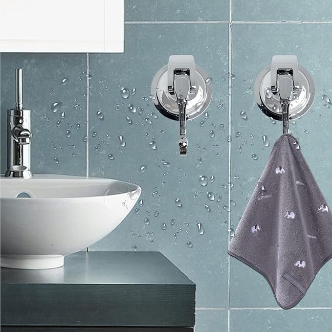 Heavy Duty Suction Cup Hooks for Shower, Bathroom Robe - Image 3