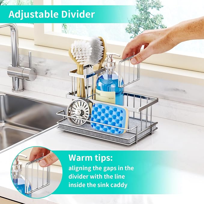 HapiRm Sink Caddy Sponge Holder - Image 5