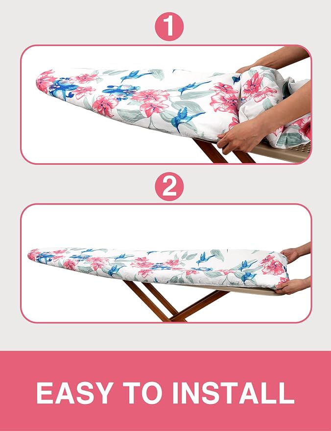 Extra Thick Ironing Board Cover and Pad, Resist Scorching and Staining - Image 6