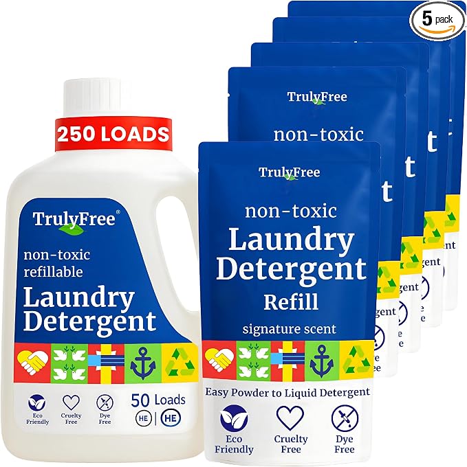 Truly Free Natural Laundry Detergent by TrulyFreeHome