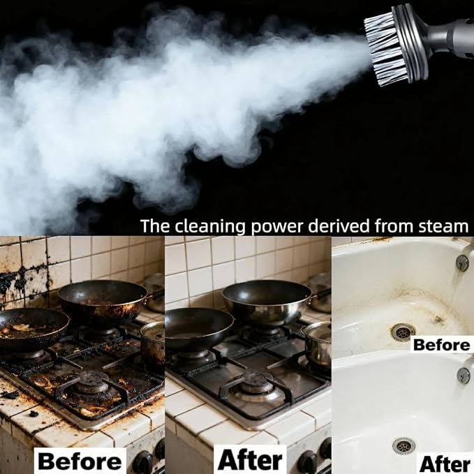 Steam Mop with 13 Accessories, Steam Cleaner - Image 3