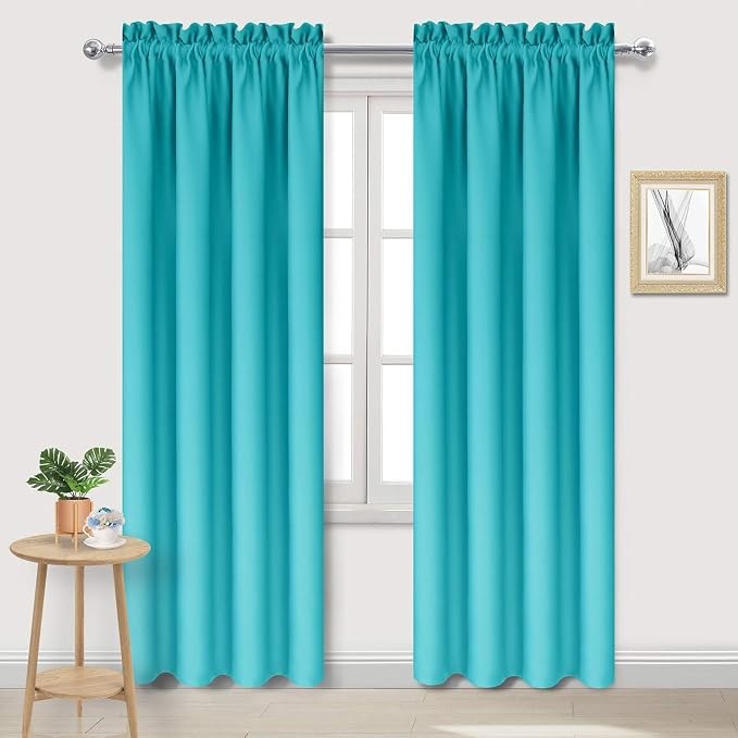 DWCN Blackout Curtains for Bedroom – Thermal Insulated Energy Saving Drapes for by DWCN