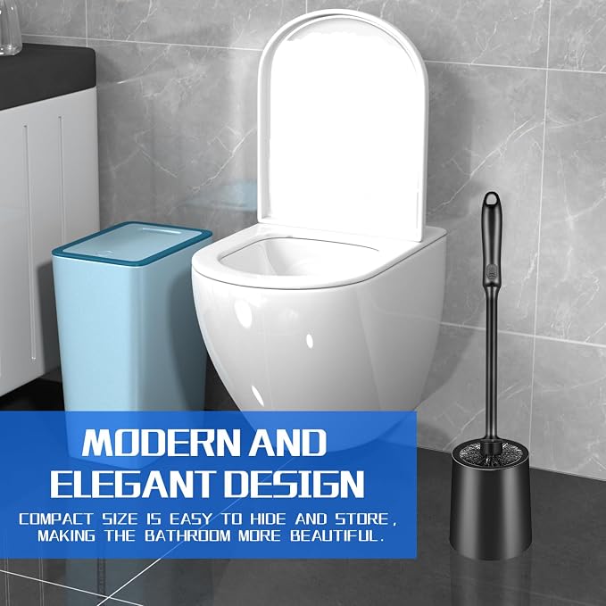 Toilet Brush and Holder 2 Pack - Image 4