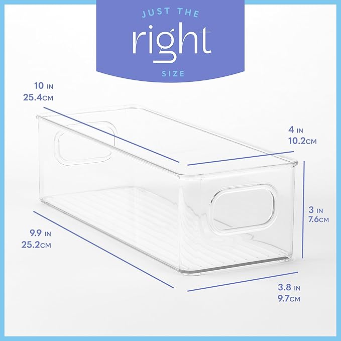 Plastic Food Storage Clear Container Bin - Image 3