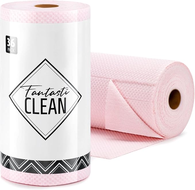 Fantasticlean Large Tear-Away Microfiber Cleaning Cloth Roll by Fantasticlean