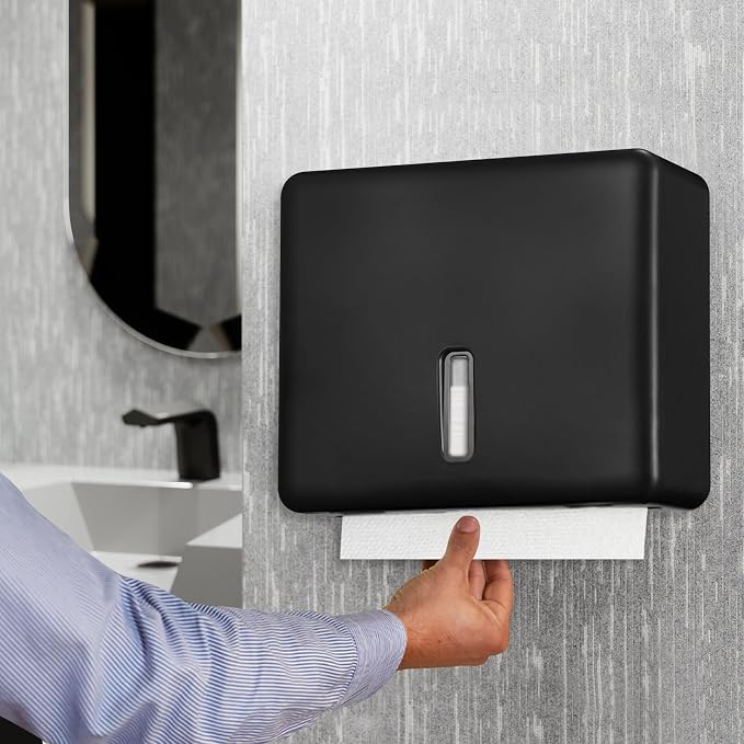 Multifold Paper Towel Dispenser Wall Mount – Large Capacity C-Fold, and Folded - Image 7
