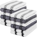 HOMEXCEL Microfiber Cleaning Cloth, Kitchen Towels 12 Pack, Lint Free, by HOMEXCEL