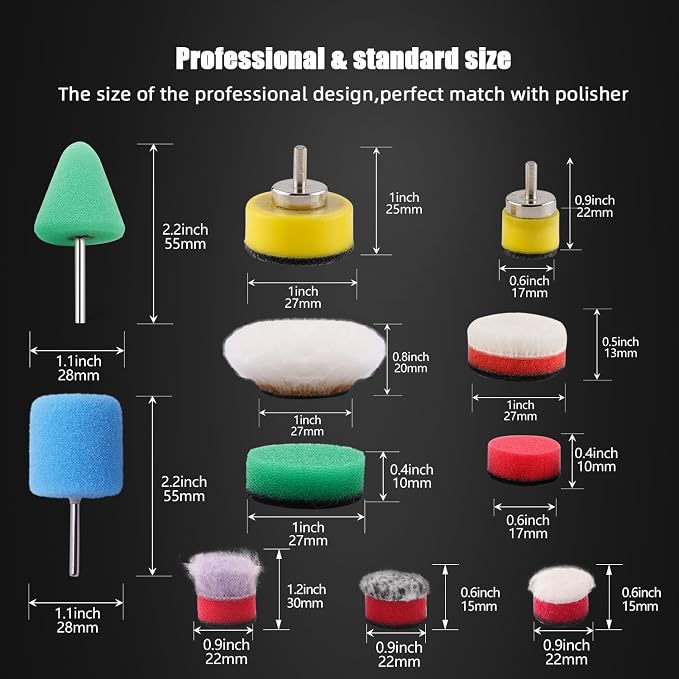 Mini Buffing Polishing Pads, Cordless Electric Drill, Polisher Tool - Image 3