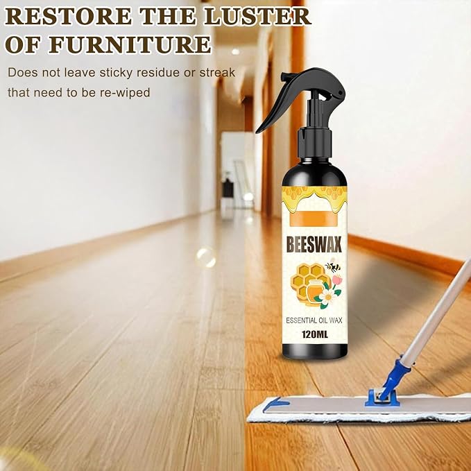 2PCS Beeswax Spray, Natural Furniture Polish, Beeswax Spray Cleaner, Wood - Image 4