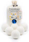 Friendsheep Wool Dryer Balls, Organic Reusable Fabric Softener Alternative by Friendsheep