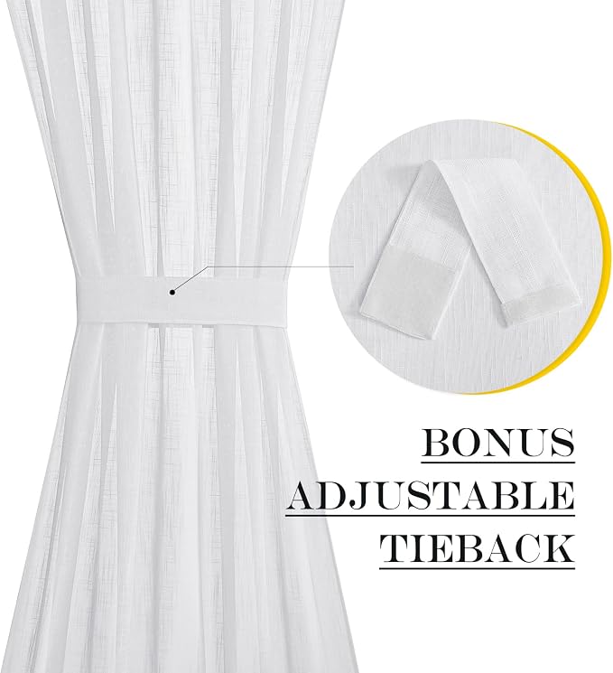 NICETOWN Classroom Window Cover Sheer Lockdown Shade, Front Door Curtains - Image 3