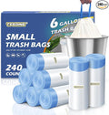 240 Count 6 Gallon Trash Bags Drawstring by TFORING%C2%AE