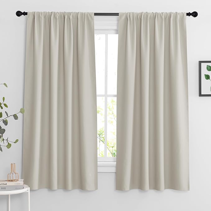 RYB HOME Blackout Curtains for Bedroom, Window Shades Thermal Insulating by RYBHOME