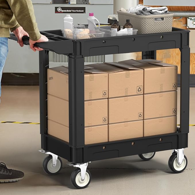 Heavy Duty Rolling Utility Cart - Image 4