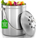 Utopia Kitchen Compost Bin for Kitchen Countertop, 1 Gallon Compost Bucket for by UTOPIAKITCHEN