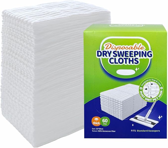 JEBBLAS Disposable Mop Cloth Dry Sweeping Pad by JEBBLAS