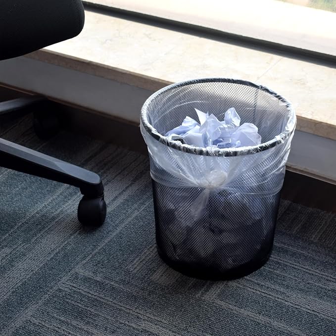 7-10 Gallon Clear Trash Can Liners, Wholesale 1000 Count, High Density Garbage - Image 6