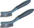 PHYEX 2 Packs Small Brushes for Cleaning, Stiff Bristle Grout Scrub Brushes for by PHYEX