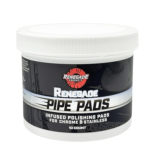 Renegade Products Pipe Dream Infused Polishing Pads – Chrome & Stainless Steel - Image 2