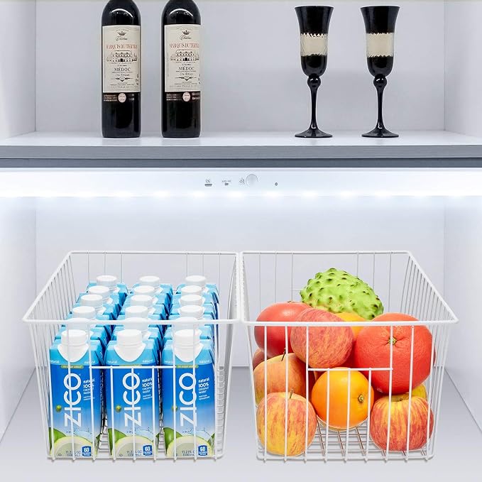 Upright Freezer Organizer Bins， Freezer Baskets - Image 6