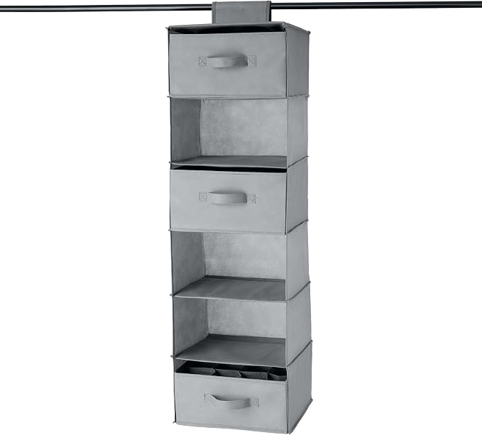 Amazon Basics 6-Tier Hanging Shelf Closet Storage Organizer - Image 5