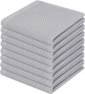 Homaxy 100% Cotton Waffle Weave Kitchen Dish Cloths, Ultra Soft Absorbent Quick by Homaxy