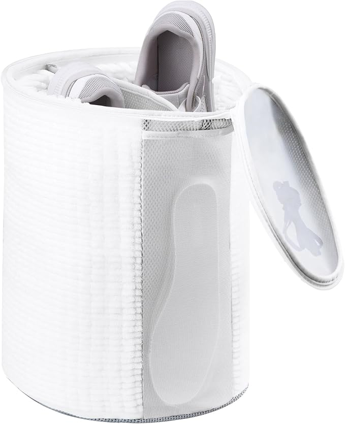Large Shoe Bag for Washing Machine, Two-Zone Design, 2 Mesh Pockets, One-Step by Teletrogy