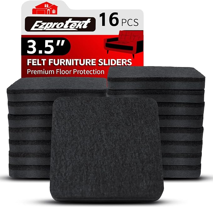 Ezprotekt 3.5" Felt Furniture Movers Sliders by VisittheEzprotekt