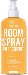 TreeActiv Aromatherapy Room Spray 4 oz, Natural Citrus Air Freshener, Essential by TreeActiv
